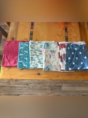 Set of 5 Copper Pearl Swaddle Blankets